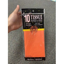 Orange Tissue Paper  